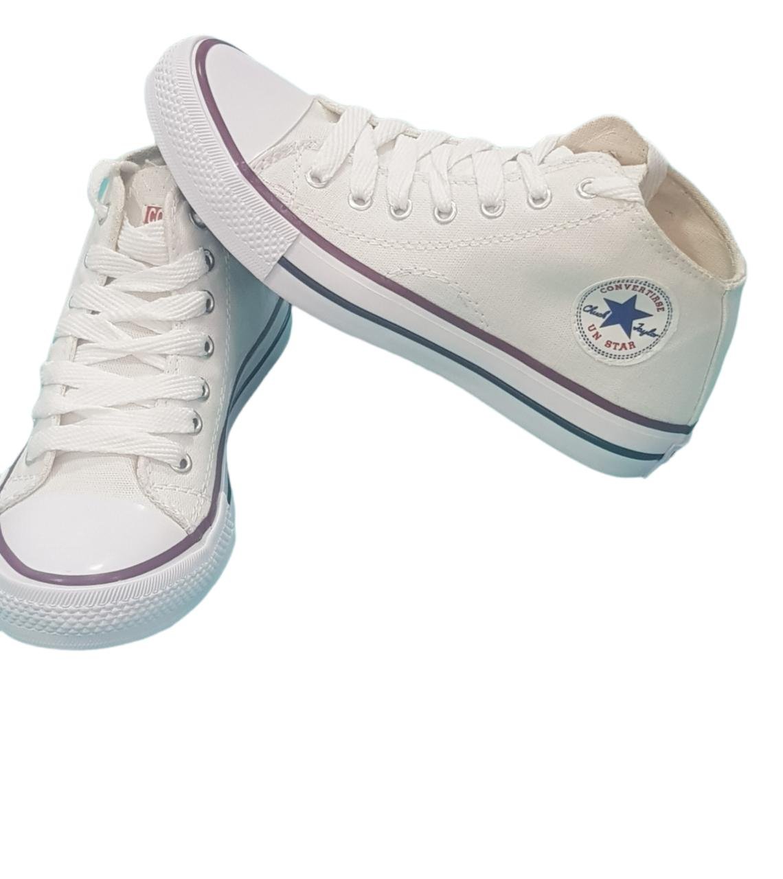 Converse botita blanca hot sale